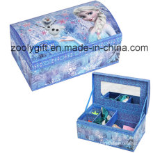 Popular Paper Jewelly Organizer Storage Gift Box with Dividers and Mirror